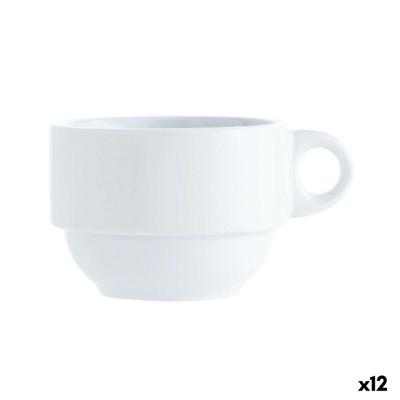 Theeglas en koffieglas Quid Basic Wit 250 ml (12 Stuks)