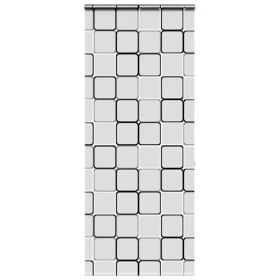 Doucherolgordijn met cassette 100x240 cm stofbreedte 96 cm