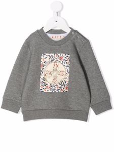 Marni Kids sweat à imprimé graphique - Gris