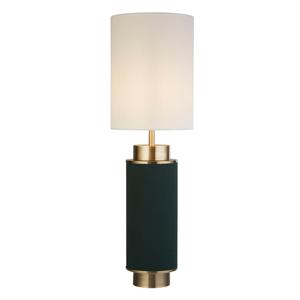 Searchlight TafellampFlask 72cm nikkel met vintage groen - EU59041AB