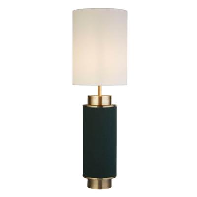 Searchlight TafellampFlask 72cm nikkel met vintage groen - EU59041AB