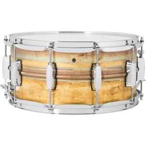 Ludwig LB464R Raw Brass Phonic 14 x 6.5 inch snaredrum