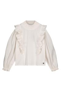 Like Flo Teens - Meisjes blouse gestrept - Cato - Off wit