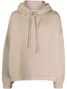 Acne Studios hoodie en coton à logo imprimé - Gris