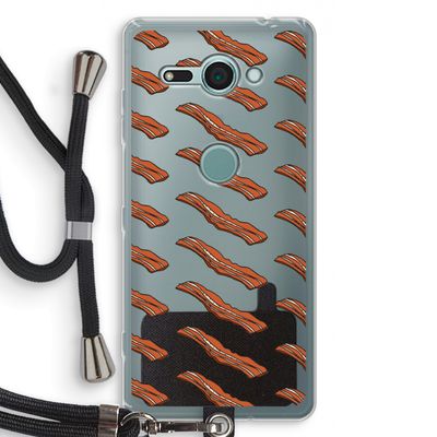 Bacon to my eggs #2: Sony Xperia XZ2 Compact Transparant Hoesje met koord