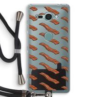 Bacon to my eggs #2: Sony Xperia XZ2 Compact Transparant Hoesje met koord