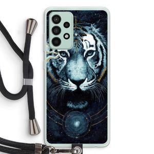 Darkness Tiger: Samsung Galaxy A52s 5G Transparant Hoesje met koord