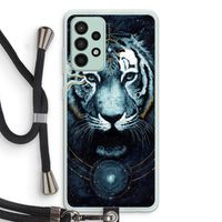 Darkness Tiger: Samsung Galaxy A52s 5G Transparant Hoesje met koord
