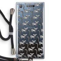 Makis: Sony Xperia XZ1 Transparant Hoesje met koord