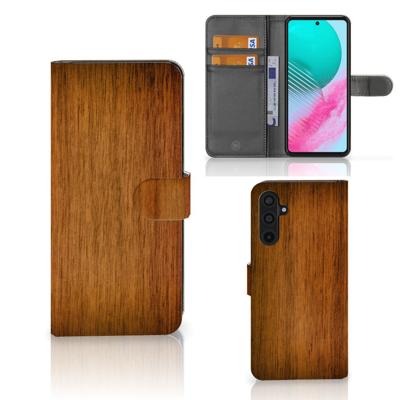 Samsung Galaxy M54 | Book Style Case | Donker Hout