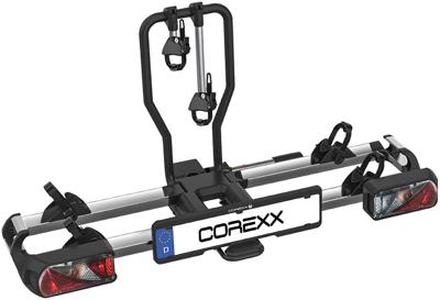 COREXX Rear carrier w.ramp black/silver