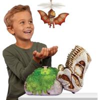 GrossMos Flying - Ontdek je vliegende dinosaurus - Oranje - 3 modellen om te verzamelen