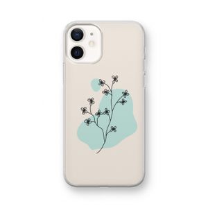 Love your petals: iPhone 12 mini Transparant Hoesje