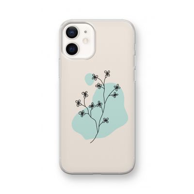 Love your petals: iPhone 12 mini Transparant Hoesje