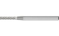 PFERD 21201183 Freesstift Cilinder Lengte 40 mm Afmeting, Ø 2 mm Werklengte 10 mm Schachtdiameter 3 mm