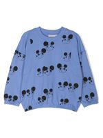 Mini Rodini sweat Ritzratz en coton - Bleu