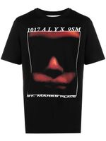 1017 ALYX 9SM t-shirt Icon Face à imprimé graphique - Noir