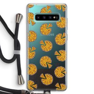 You Had Me At Pizza: Samsung Galaxy S10 Plus Transparant Hoesje met koord