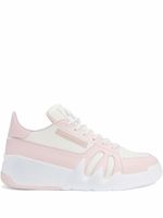 Giuseppe Zanotti baskets Talon en cuir - Blanc