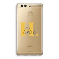 Amber Script: Huawei P9 Transparant Hoesje