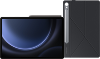 Samsung Galaxy Tab S9 FE Plus 128GB Wifi Grijs + Book Case Zwart - thumbnail