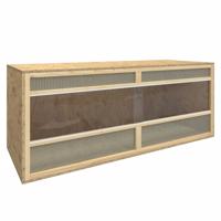 VidaXL Terrarium 120x50x50 cm bewerkt hout