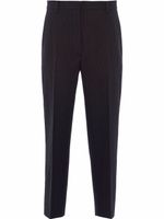 Prada pantalon de tailleur à fines rayures - Noir