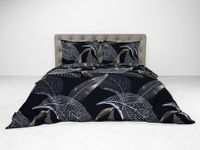Heckett & Lane Heckett & Lane Liba Dekbedovertrek 200x200/220 Oil Black - thumbnail