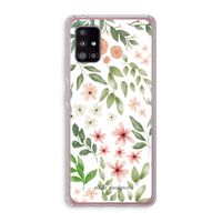 Botanical sweet flower heaven: Samsung Galaxy A51 5G Transparant Hoesje