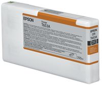 Epson inktpatroon oranje T 653 200 ml T 653A