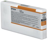 Epson inktpatroon oranje T 653 200 ml T 653A - thumbnail