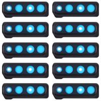 10 STKS camera lens cover voor Galaxy A9 (2018) A920F/DS (zwart)