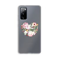 GRL PWR Flower: Samsung Galaxy S20 FE / S20 FE 5G Transparant Hoesje