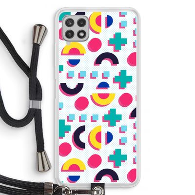 8-bit N°2: Samsung Galaxy A22 4G Transparant Hoesje met koord