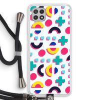 8-bit N°2: Samsung Galaxy A22 4G Transparant Hoesje met koord