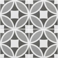 Olympia Grey 20x20 | Geschikt als zowel vloertegel als wandtegel