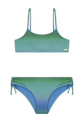 Shiwi Zomer bikini meisjes - groen glitter - Liv - scoop set
