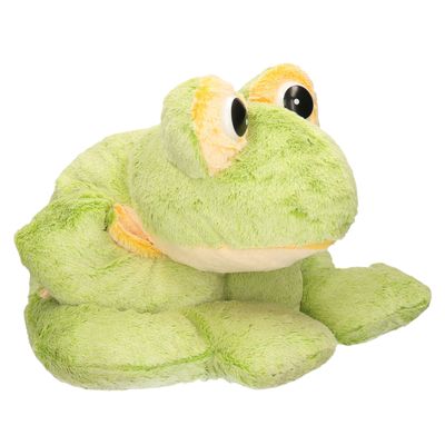 XXL pluche kikker appelgroene knuffeldier 97 cm