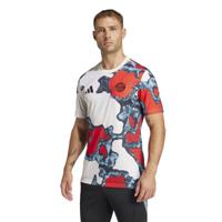 adidas Bayern München Pre-Match Trainingsshirt 2024-2025 Wit Rood Blauw Bordeauxrood