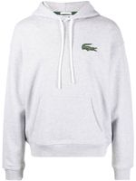 Lacoste hoodie à patch logo - Gris - thumbnail