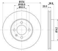 Remschijf 8DD355101321