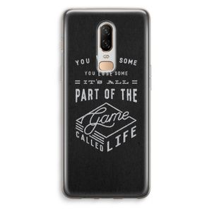 Life: OnePlus 6 Transparant Hoesje