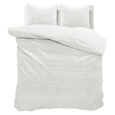 Dekbedovertrek Embossed Velvet - Lits-Jumeaux (240x220 cm) - Zwart Polyether - Dessin: - Sleeptime - Dekbed-Discounter.nl