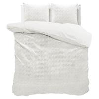 Dekbedovertrek Embossed Velvet - Eenpersoons (140x220 cm) - Zwart Polyether - Dessin: - Sleeptime - Dekbed-Discounter.nl