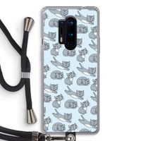 Poezen: OnePlus 8 Pro Transparant Hoesje met koord Poezen: OnePlus 8 Pro Transparant Hoesje met koord
