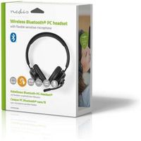 PC-Headset | On-Ear | Stereo | Bluetooth | Inklapbare Microfoon | Zwart