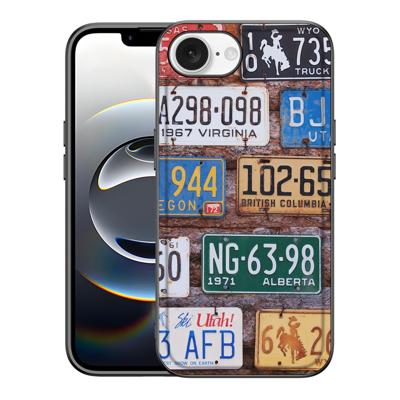 iPhone 16e Silicone Back Case Kentekenplaten
