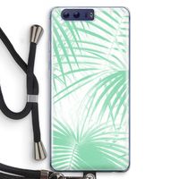 Palmbladeren: Honor 9 Transparant Hoesje met koord