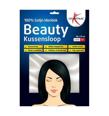 Kussensloop beauty 100% satijn 60 x 70cm