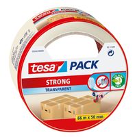 1x Tesa dozen afsluit tape transparant 66 mtr x 50 mm - thumbnail